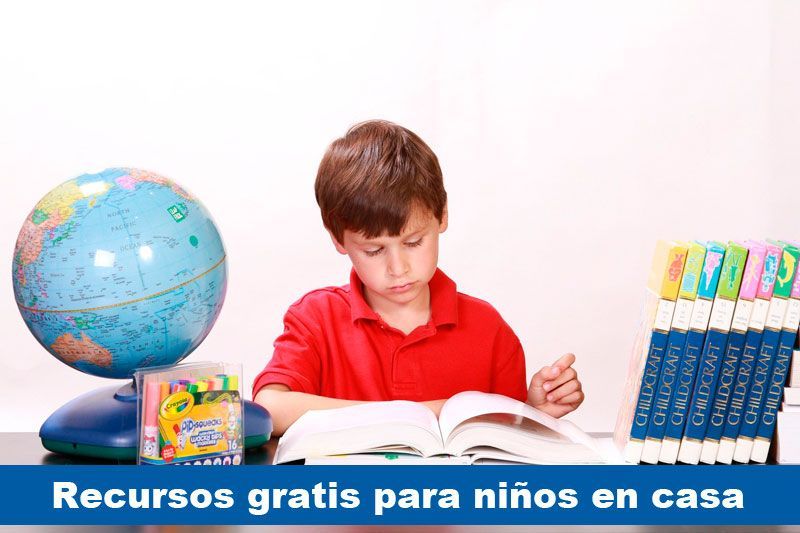 Recursos gratis para niños en casa