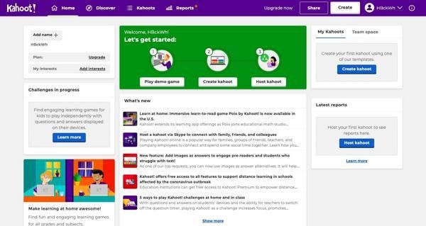 como crear un kahoot 3