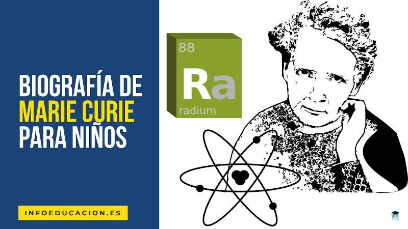 biografía de Marie Curie para niños