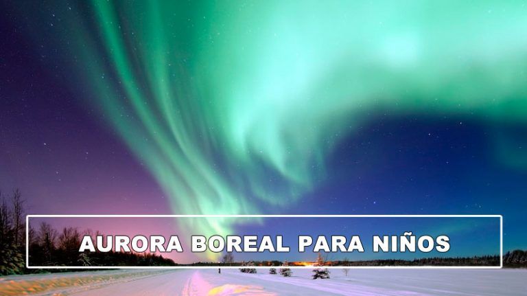 explicación aurora boreal para niños