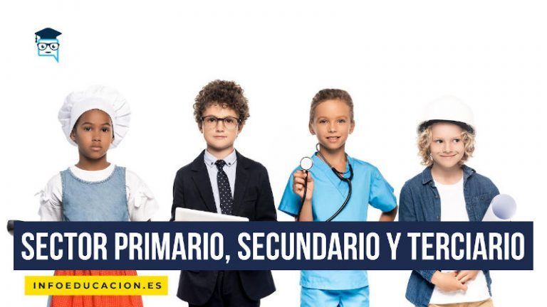 sector primario, secundario y terciario para niños de primaria