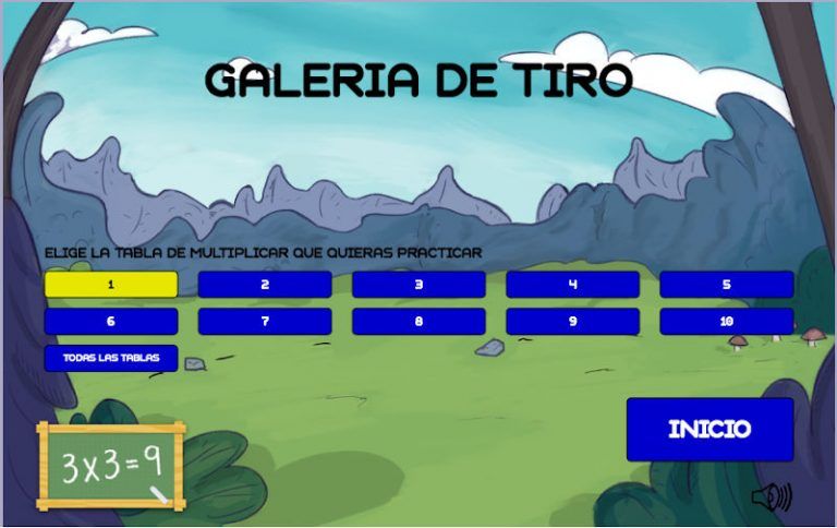 Galería de tiro multiplicaciones